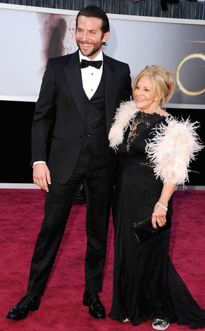 Bradley Cooper, Mother, Oscars 2013 Bradley Cooper, Mother, Oscars 2013